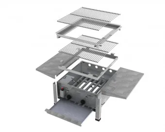 ChattenGlut Basic Gasbräter 2-flammig