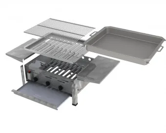 ChattenGlut Basic Gasbräter 3-flammig