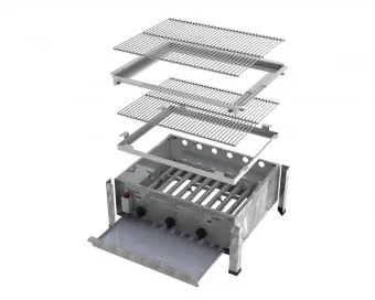 ChattenGlut Basic Gasbräter 3-flammig