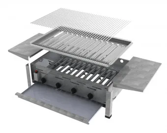 ChattenGlut Basic Gasbräter 4-flammig