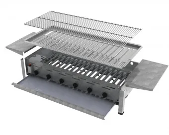 ChattenGlut Basic Gasbräter 6-flammig