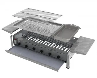 ChattenGlut Basic Gasbräter 6-flammig