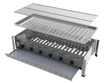 ChattenGlut Basic Gasbräter 6-flammig