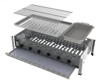 ChattenGlut Basic Gasbräter 6-flammig