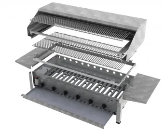 ChattenGlut Basic Gasbräter 6-flammig