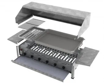 ChattenGlut Basic Gasbräter 6-flammig