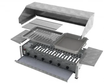 ChattenGlut Basic Gasbräter 6-flammig