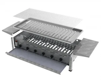 ChattenGlut Basic Gasbräter 6-flammig