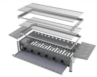 ChattenGlut Basic Gasbräter 6-flammig