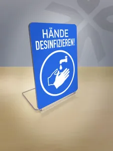 Hinweisschild mit Ständer