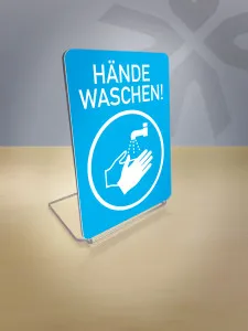 Hinweisschild mit Ständer